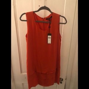 Orange BCBG dress